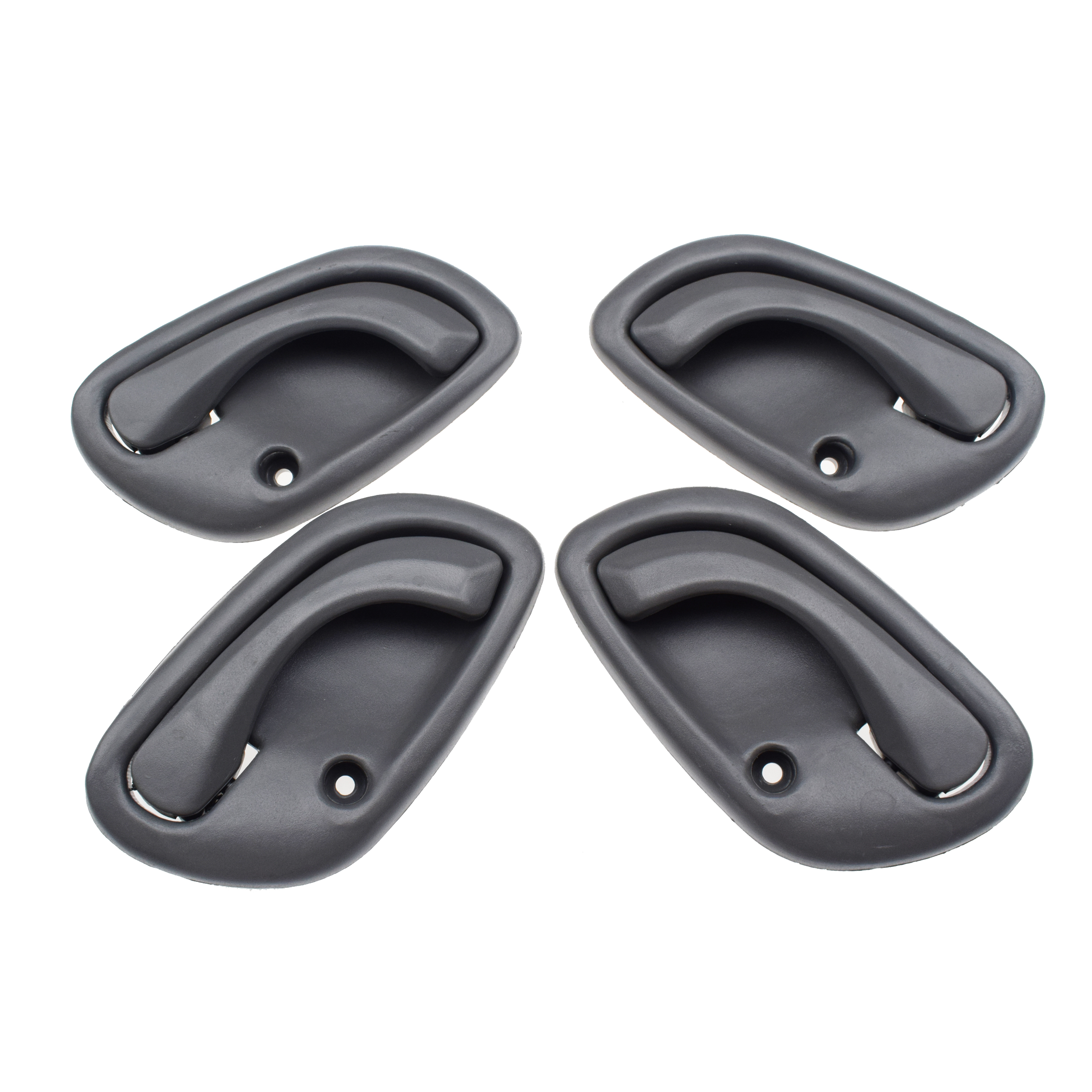 4 pces maçaneta da porta interior parte traseira interior direita/esquerda conjunto cinza oem #8311060g01 8313060g01 para suzuki grand vitara 1995-2005
