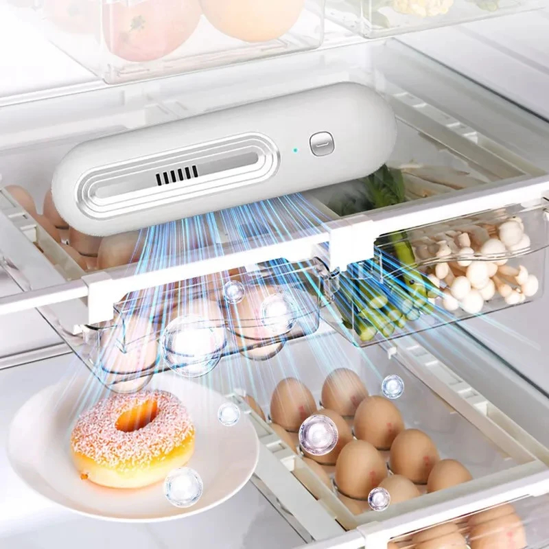 Purificador de Aire y Desodorizante Multifuncional para Refrigerador, Automóvil, Área de Mascotas, Baño - Elimina Olores y Prolonga la Frescura de los Alimentos