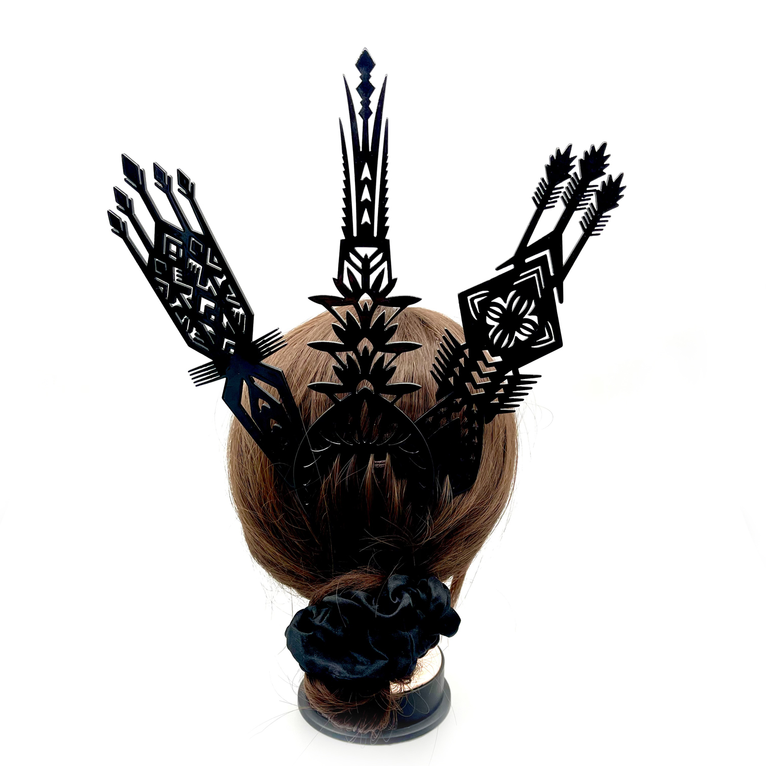 Mais novo pentes tradicionais clássico tribal chefe design masculino feminino pentes de cabelo preto branco cor grampo de cabelo para samoan tongão