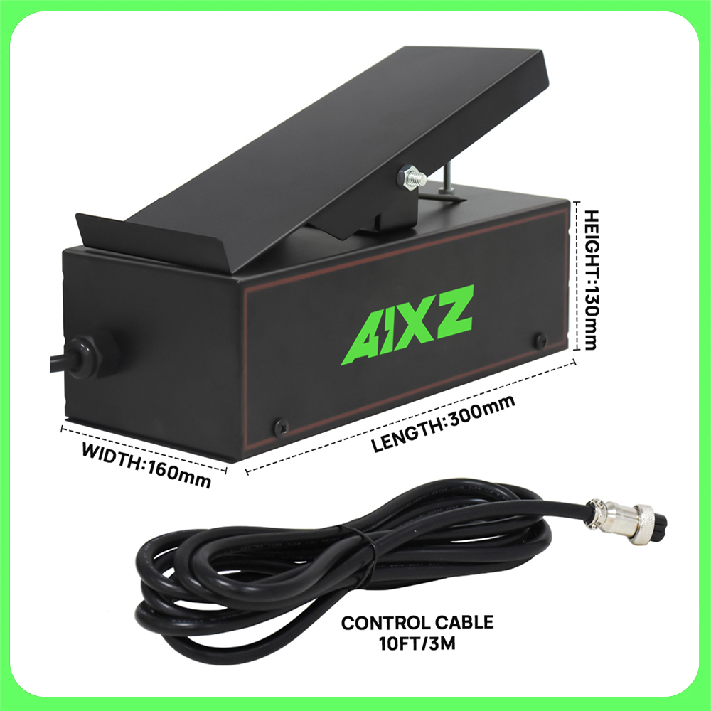 Pedal de soldadura AIXZ TIG, Pedal de Control de amplificador para máquinas soldadoras AIT200P/AIT250P AC DC, enchufe de cinco núcleos, Cable de Control de 3M