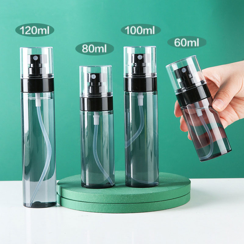 60/80/100/120MLสเปรย์ขวดขวดแต่งหน้าแอลกอฮอล์Ultra-Fine Mist Face Hydrationแบบพกพาสเปรย์ที่ว่างเปล่าขวด