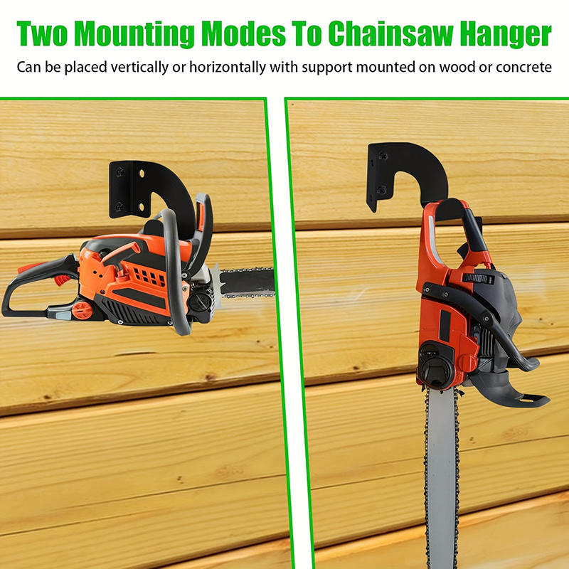 Workshop Tools Storage Rack Heavy Duty Chain Saw Hook Wall Hanging Shovel Metal Multi-function Garden Garage Power Tool Support