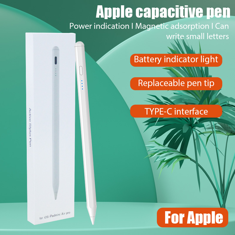 สําหรับ Apple ดินสอ 2 1 การปฏิเสธฝ่ามือ Power จอแสดงผล iPad อุปกรณ์เสริม iPad 2022 2021 2020 2019 2018 Pro 11 12.9 Air MINI ปากกา Stylus