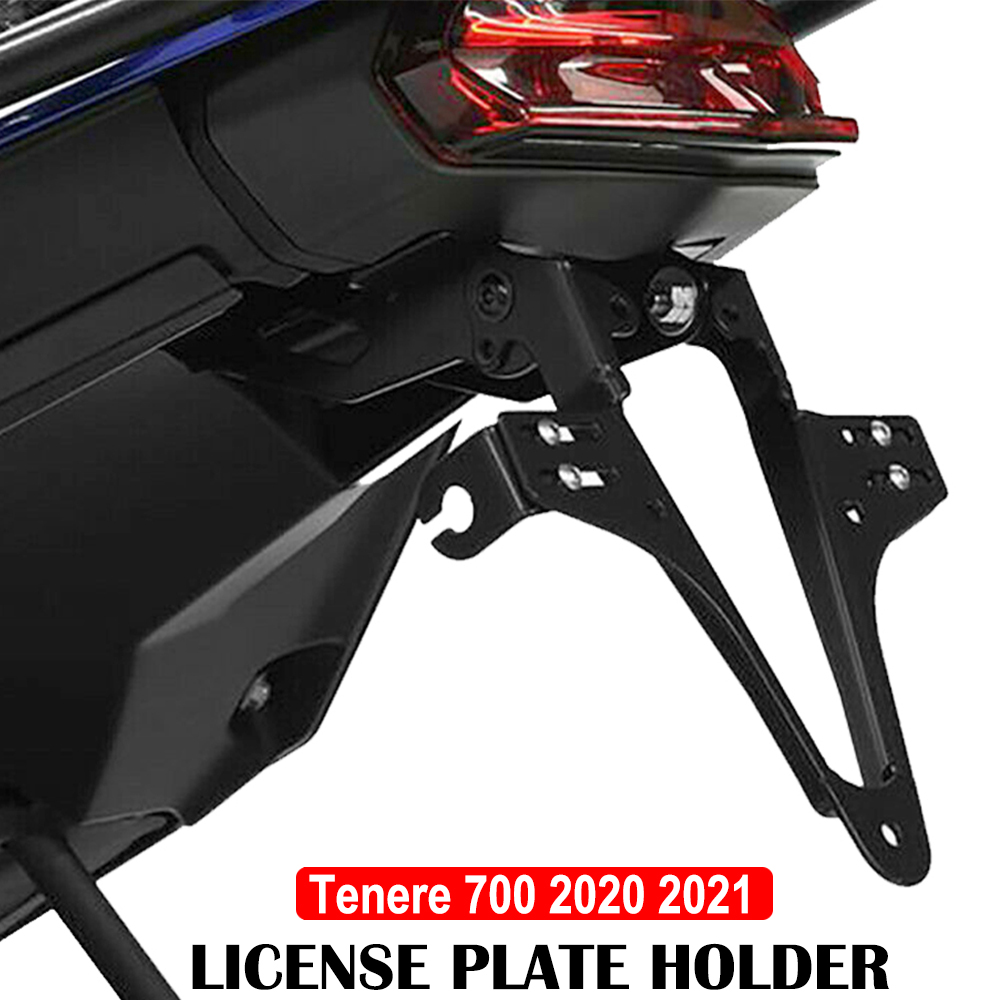 Pièces de moto pour Yamaha Tenere 2021 Tenere700 Planner, support de plaque d'immatriculation, montage rapide, nouveau, 2020, 700