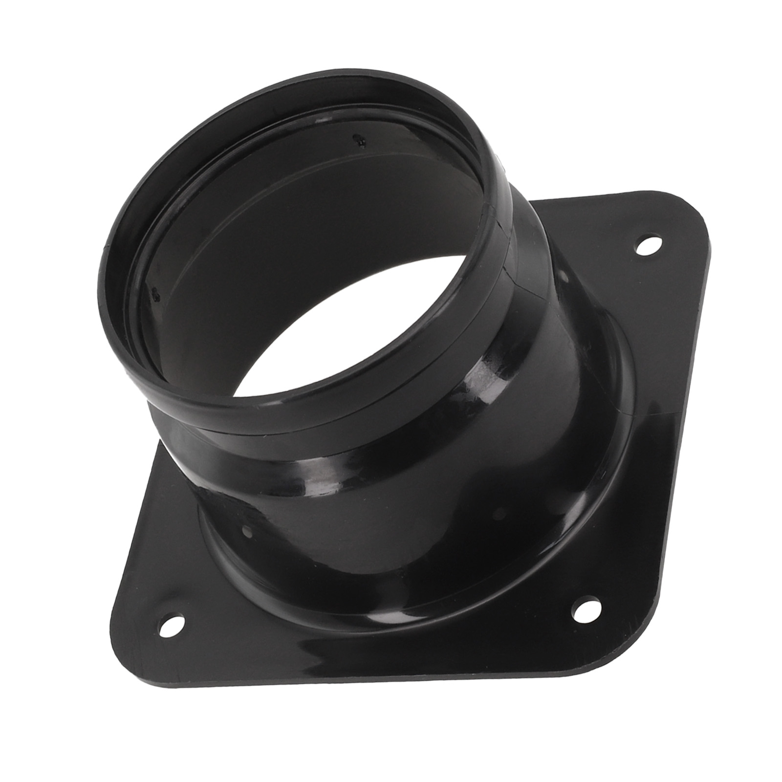 Adaptador de tubo de ventilação, conector de flange, tubo de ventilação, conexão de duto de ar, interface de flange quadrado para redondo, junta de tubo de escape