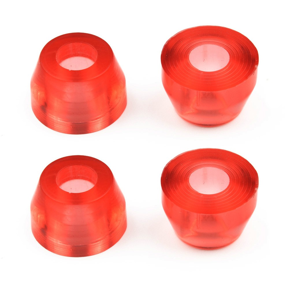 Kit de bucha de skate, 4 peças, copos pivô, almofadas de amortecedor para longboards, skates 85a 95a 100a dureza skates-completo