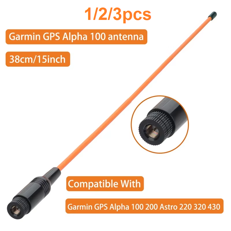 1/2/3PCS GPS771 Antenne Upgrade 38CM SMA-Male Zweepantenne Uitgebreide Lange afstand voor Garmin GPS Alpha 100 200 Astro 220 Ham Radio