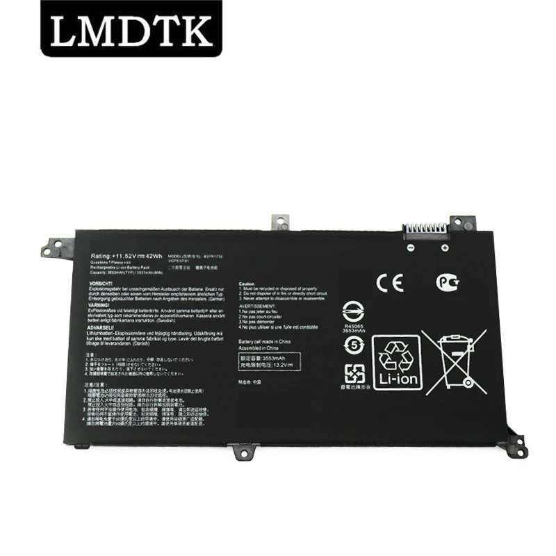 LMDTK Новый аккумулятор для ноутбука B31N1732 для ASUS VivoBook X430UA X430UF X430UN X430FA X430FN S430f X571G X571LH X571GT 11,52 В 42WH