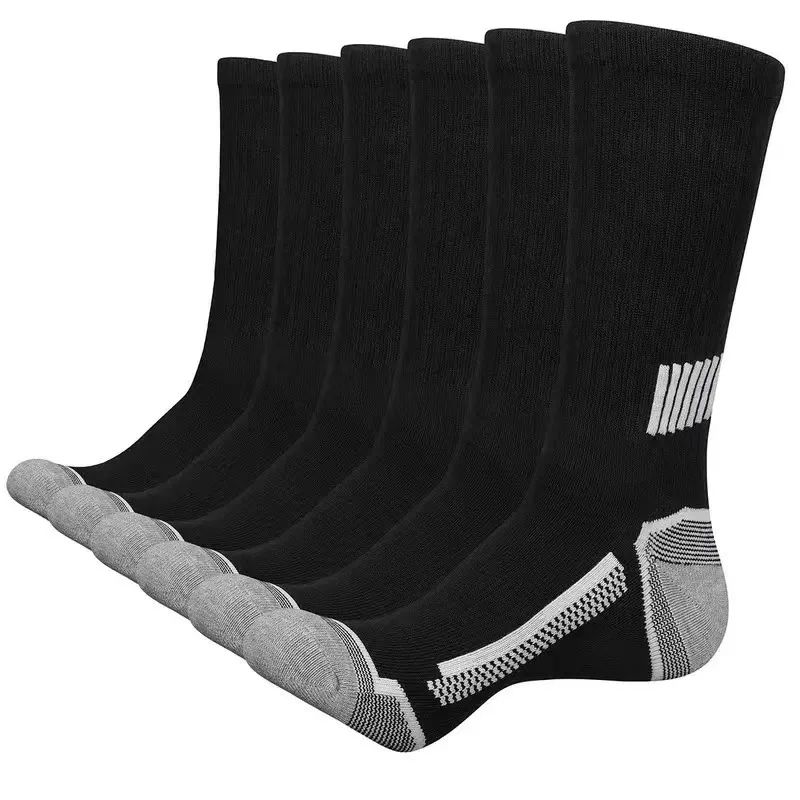 Herren-Sportsocken, schweißabsorbierend, bequem und atmungsaktiv, geeignet für Basketballtraining, Laufen im Freien, einfarbig