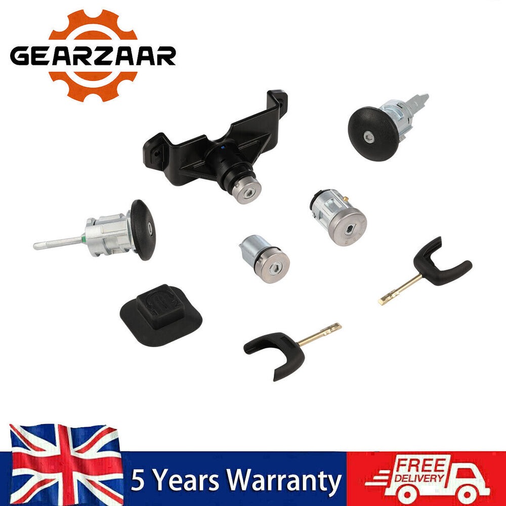 Für ford transit mk7 schloss set kompletter satz & 2 schlüssel 2,4 2,2 2006 (2006-2013)