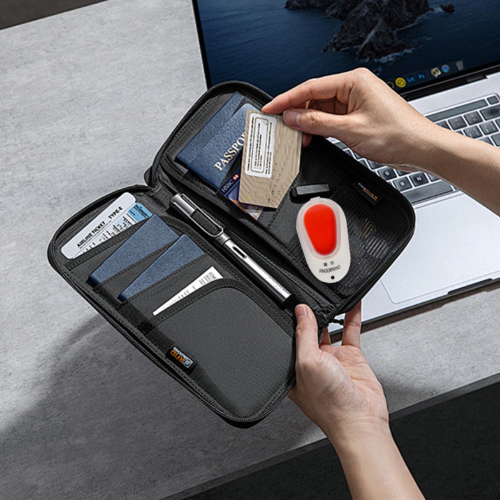 Clear Stamping Mini Fingerprint Ink Pad for Notary Quick-dry Pocket Finger Signature Inkpad Finger Printing DIY Crafts