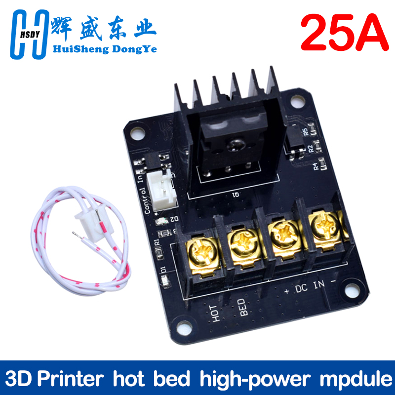 Новая плата расширения мощности MOSFET для 3D-принтера Hot Bed/модуль питания нагревательной кровати для Anet A8 A6 A2 Compate Black Ramps 1.4