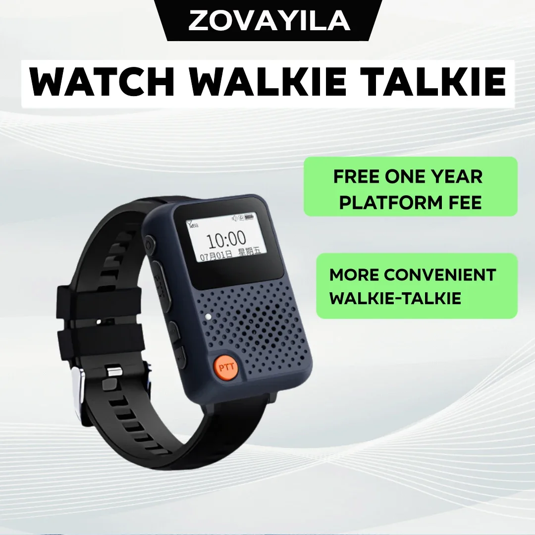 Police and Military Walkie Talkie, Small Outdoor Watch, 4G Watch, 5000 km