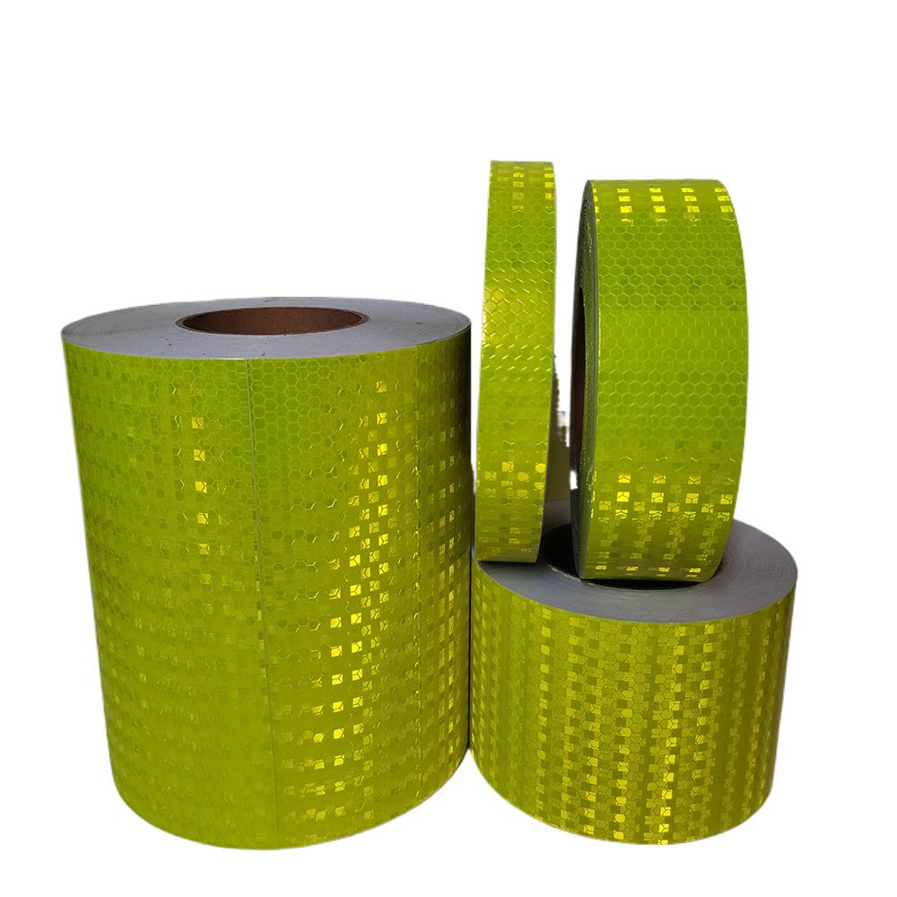 2,5 cm/5cm/10cm/20cm * 5m fluor zierende gelbe reflektierende Fahrrad aufkleber wasserdichtes Warnband für das Fahrzeug