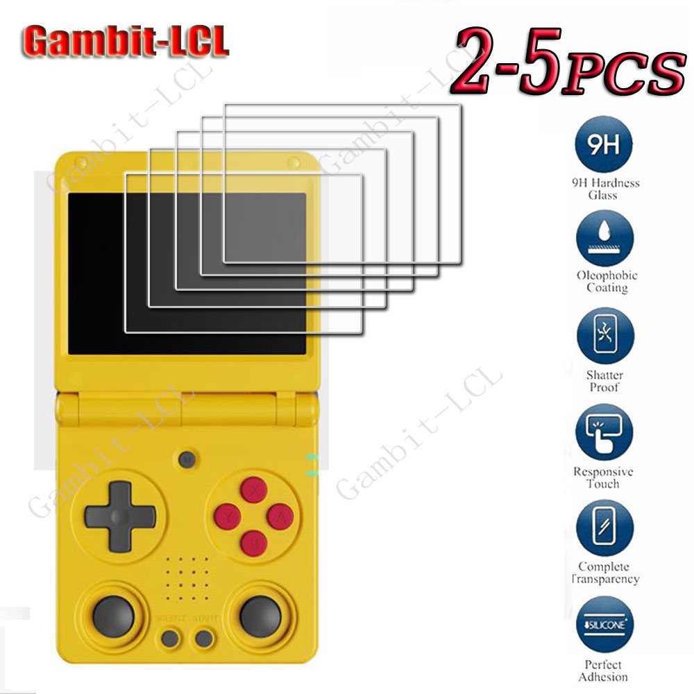 2-5PCS 9H HD Vetro Temperato Per ANBERNIC RG34XX SP Console di Gioco Palmare SU RG34XXSP 3.5 pollici Pellicola Della Protezione Dello Schermo Della Copertura