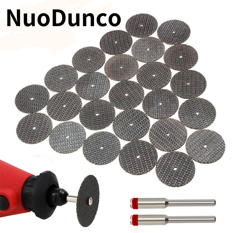 11/27Pcs 원형 톱 블레이드 휠 32mm 금속 커팅 디스크 그라인더 금속 플라스틱 연마 커팅 디스크 용 로타리 도구