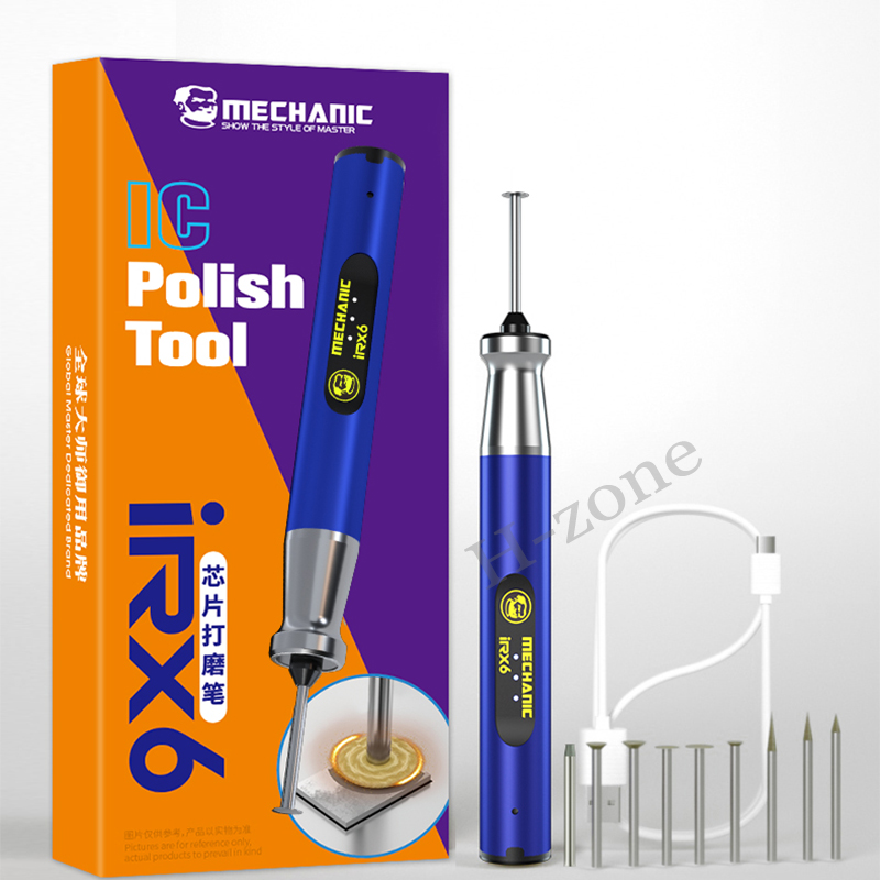 Mini Chip Elétrico Polimento Caneta, Moedor de carregamento inteligente, Gravação Carving Pen for Phone Repair Tool Mecânico IRX6 GDR1