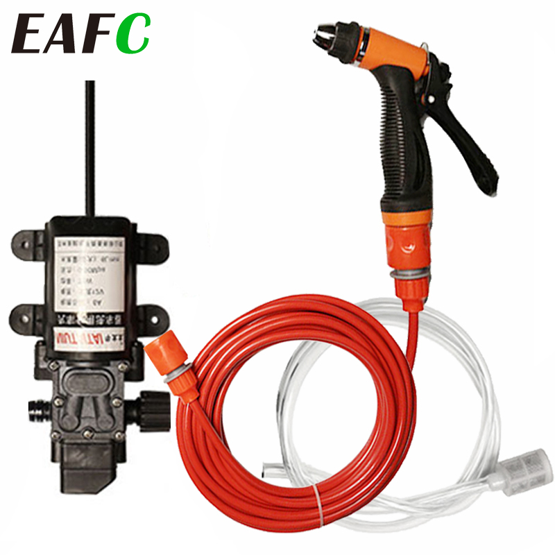Kit di pulizia per auto per lavatrice a spruzzo ad alta pressione con pompa per pistola per lavatrice portatile 12V per dispositivo elettrico per la cura dell'auto