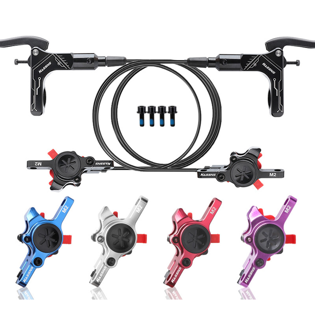 Aluminum Hydraulic Disc Brake for Mountain Bikes Dual Piston Mechanism Optimized for 160mm Rotors Robust Off-Road Use