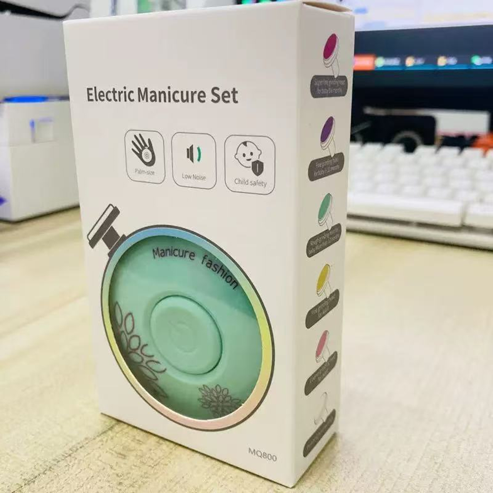 Cortador de unhas elétrico para bebês, ferramentas de polimento de unhas para crianças, tesoura de manicure para bebês, kits de higiene para bebês, cortador de unhas para recém-nascidos