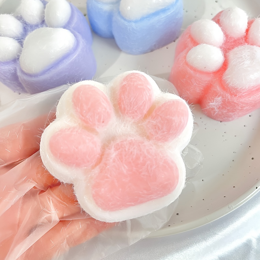 1 garra de gato, juguete para exprimir, garra de gato de peluche creativa, exprimir diversión y reducir el estrés, juguete pequeño informal para vacaciones, juguete pequeño, regalo bonito