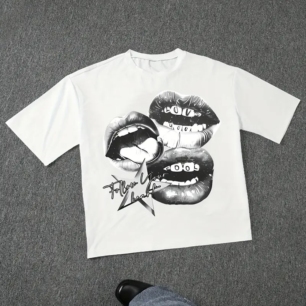 Harajuku carta gráfica t camisas y2k topos das mulheres dos homens de rua alta oversized t camisa pro escolha streetwear vintage roupas