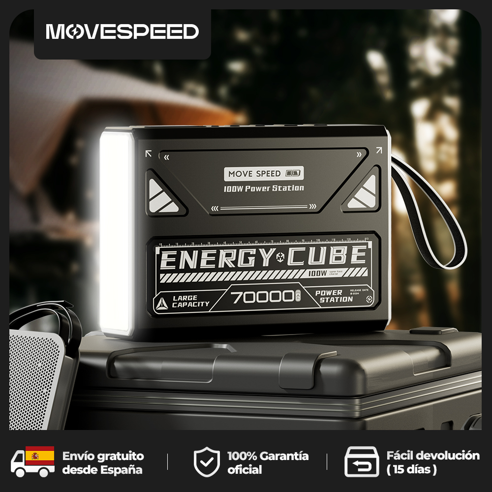MOVESPEED Z70 Pro 100W Power Bank Large Capacity External Battery Charger Outdoor Camping Power Station for LaptopMacBook Pro
