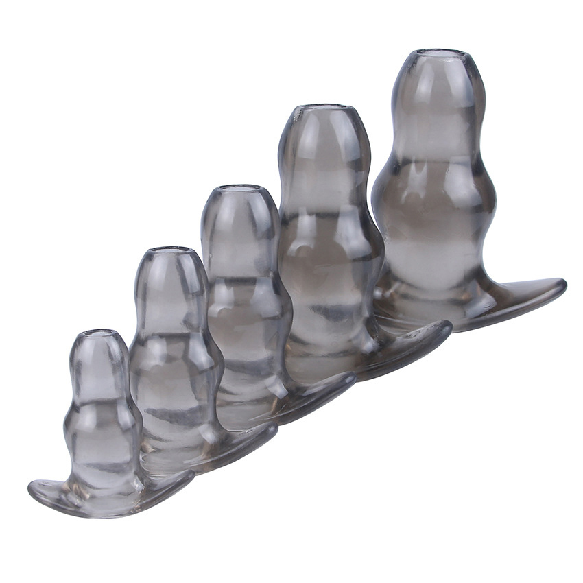 Hohl Anal Plug Expander Vagina Butt Plug Transparent Dildo Buttplug Einsatz Anus Dilatator Speculum Reinigung BDSM Erwachsene Sex Spielzeug