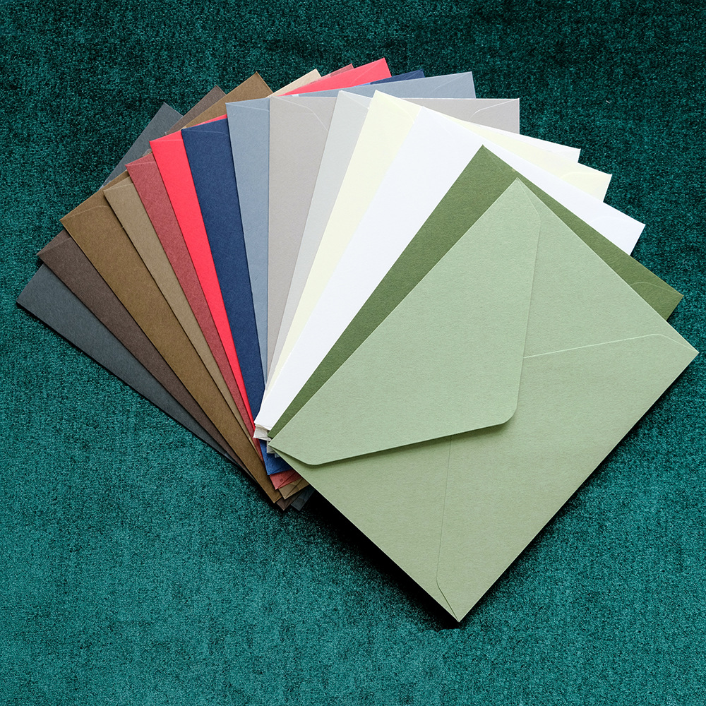 Enveloppes occidentales à texture velours Vintage, 20 pièces/paquet, enveloppes C6 pour lettres, pour Invitation de mariage