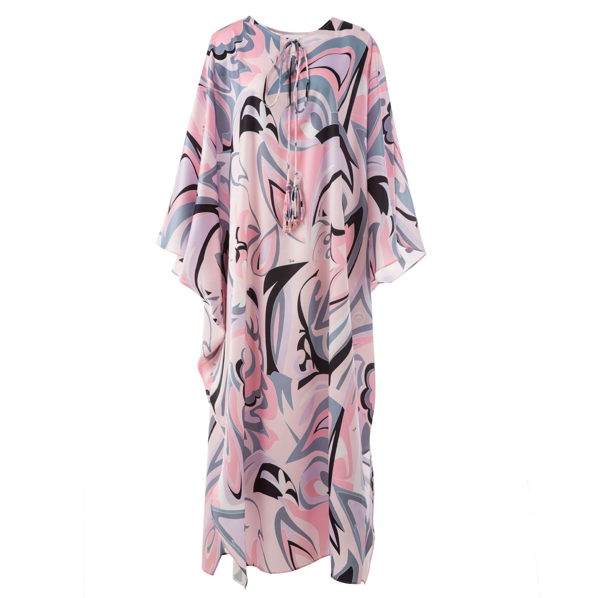 Vestido caftán de diseñador de lujo 2025 |   Vestido de playa maxi de seda de gran tamaño para mujer |   Ropa de vacaciones de verano multicolor
