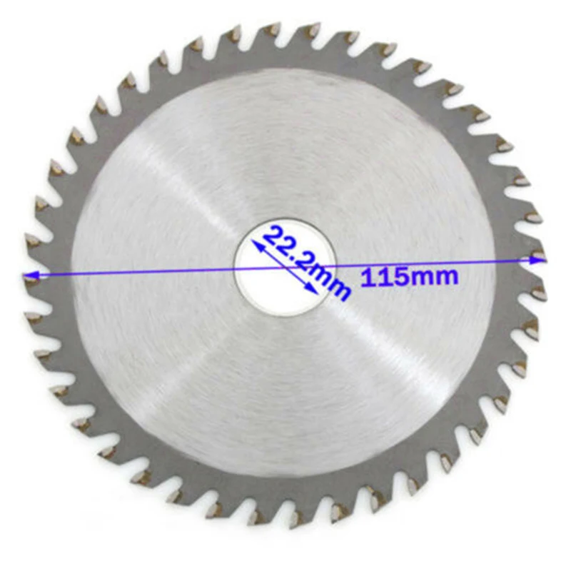 Disco de corte de madera con hoja de sierra Circular, 115/125mm, 40T, para cortador de aglomerado de Metal, herramienta eléctrica multiherramienta de 4/5 "para amoladora angular