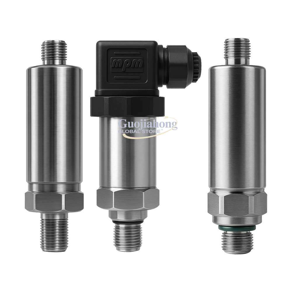 Honno High Overload Middle Body Pressure Sensor Glass Slightly Soluble Chip Stainless Steel Diaphragm Accuracy 0.5% FS IP65