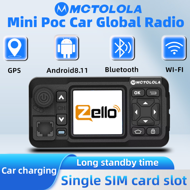 MOTOLOLA 2G 3G 4G Global POC Walkie Talkie transmisor Fm de largo alcance Radioaficionado soporte GPS Wifi Bluetooth Zello