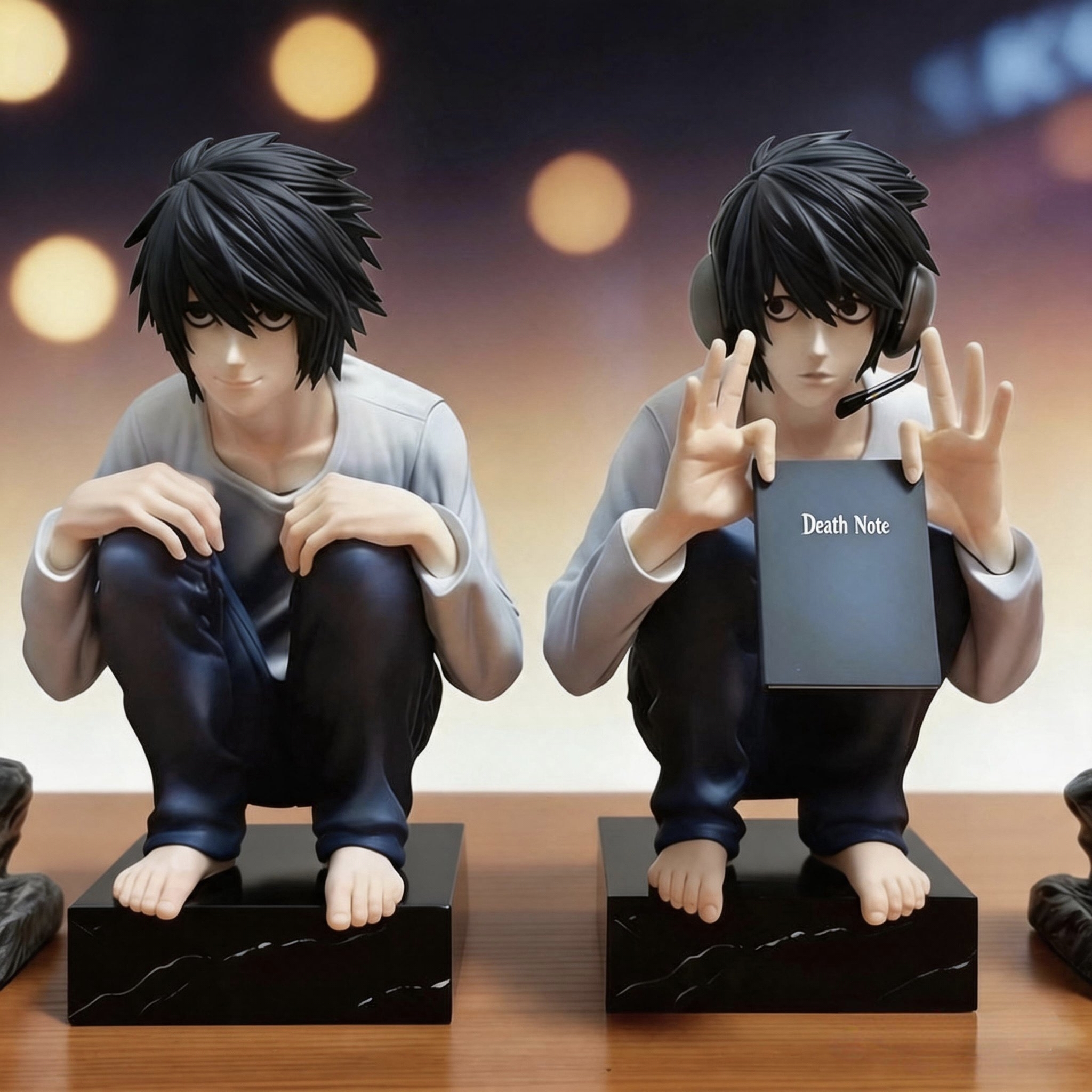 16 cm 6.2 inch Anime L Lawliet Figuren Pvc Standbeeld Desktop Ornamen Collectie Standbeeld Model Decoratie Kamer Bureau Speelgoed Geschenken