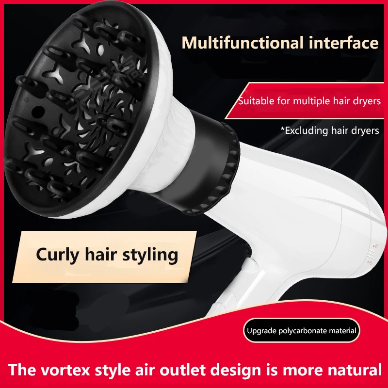 Universeller Haartrockner-Diffusor für Locken und Föhnen, elektrischer Friseurtrockner, Styling-Werkzeuge, verstellbares Gebläse, Windschutz