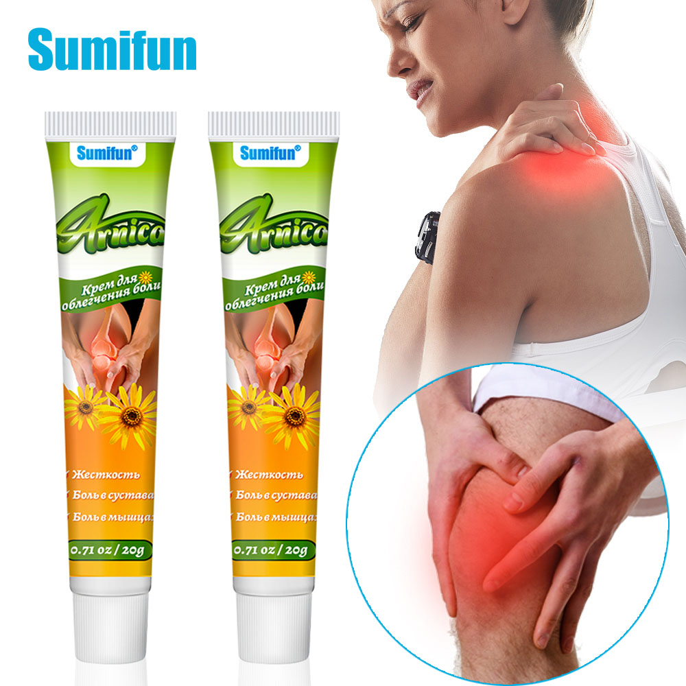 1/3/5Pcs Sumifun Arnica Analgesic Cream รักษาโรคไขข้ออักเสบโรคข้ออักเสบ Pain Relief Ointment กล้ามเนื้อเข่า Ache นวดพลาสเตอร์