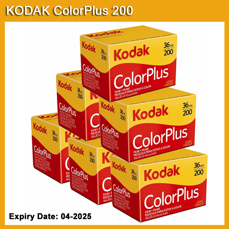 KODAK ColorPlus 200 Пленка 35 мм 36, экспозиция в рулоне, подходит для камеры M35/M38/H35 (дата потовиде: 04/2025)