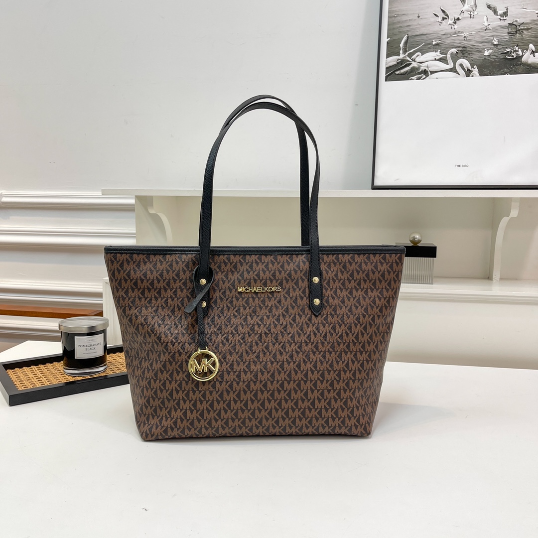 Tas Tangan Wanita Michael Kors 2026 Terbaru, Mewah, Kasual, Kapasitas Besar, Ringan, Merek Mk, Tas Jinjing Model Keranjang Sayuran