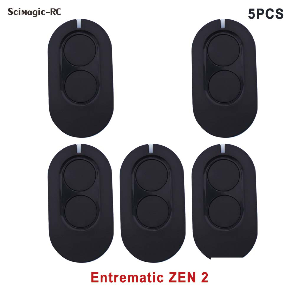 1/3/5/10pcs Compatible with Entrematic ZEN2 ZEN4 BIXLS2 BIXLP2 GOL4 BIXLG4 Garage Door Remote Control 433MHz Rolling Code