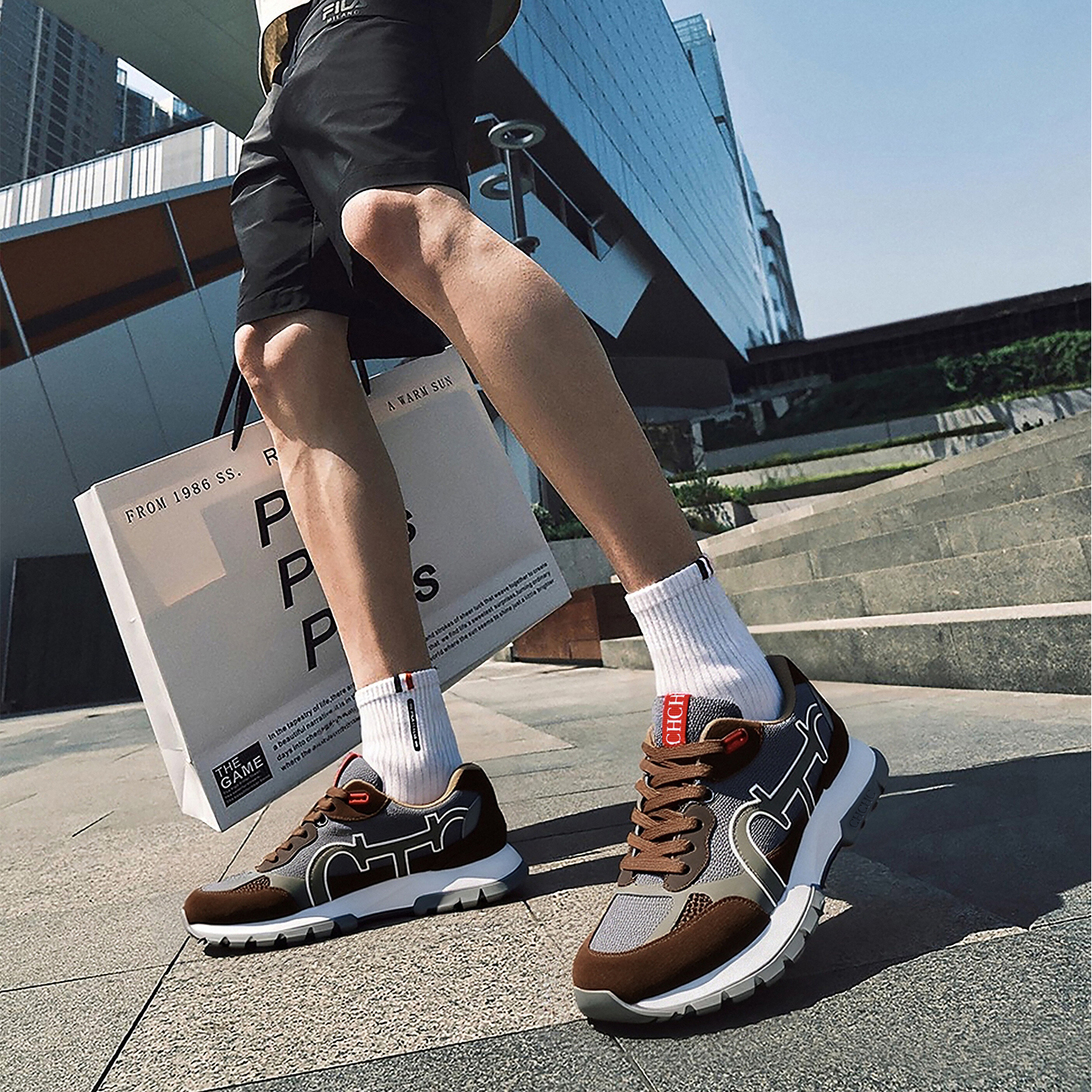 Calçados esportivos masculinos 2026 novos sapatos ao ar livre confortáveis e respiráveis sapatos de caminhada masculinos para qualidade