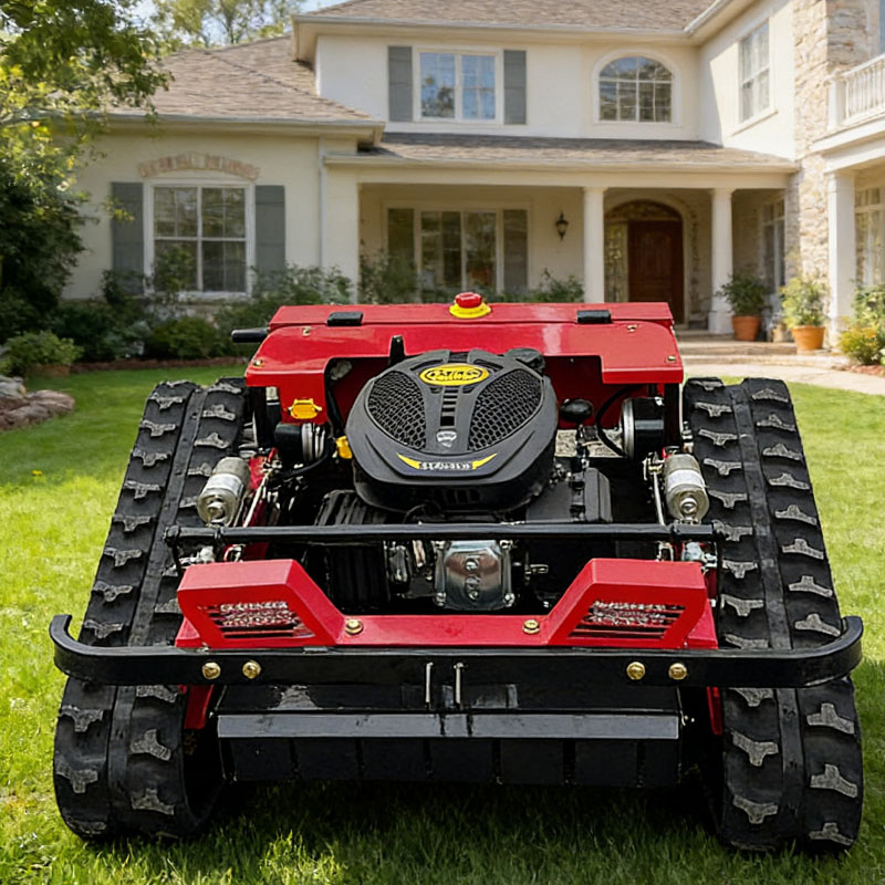 Customized Remote Control Crawler Lawn Mower All Terrain Grass Cutter EPA Certified for Farm Orchard Garden
