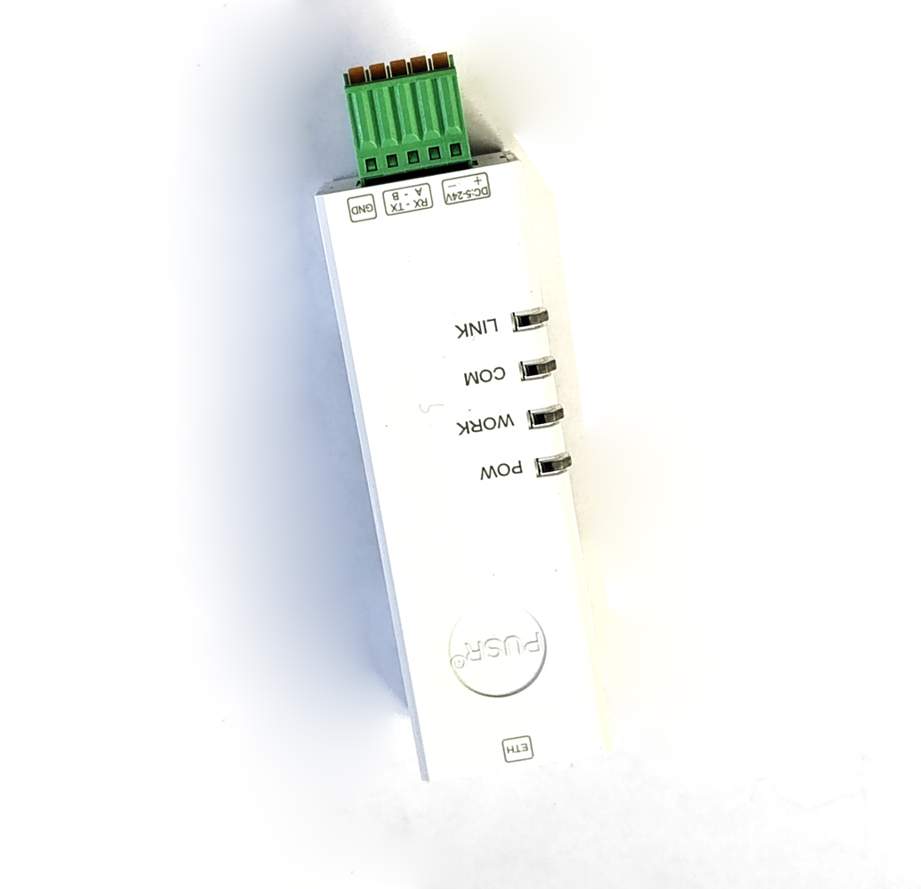 Rail DIN RS485 RS232 vers Ethernet Modbus passerelle, Transmission de données transparente bidirectionnelle, configuration facile DR132 DR134