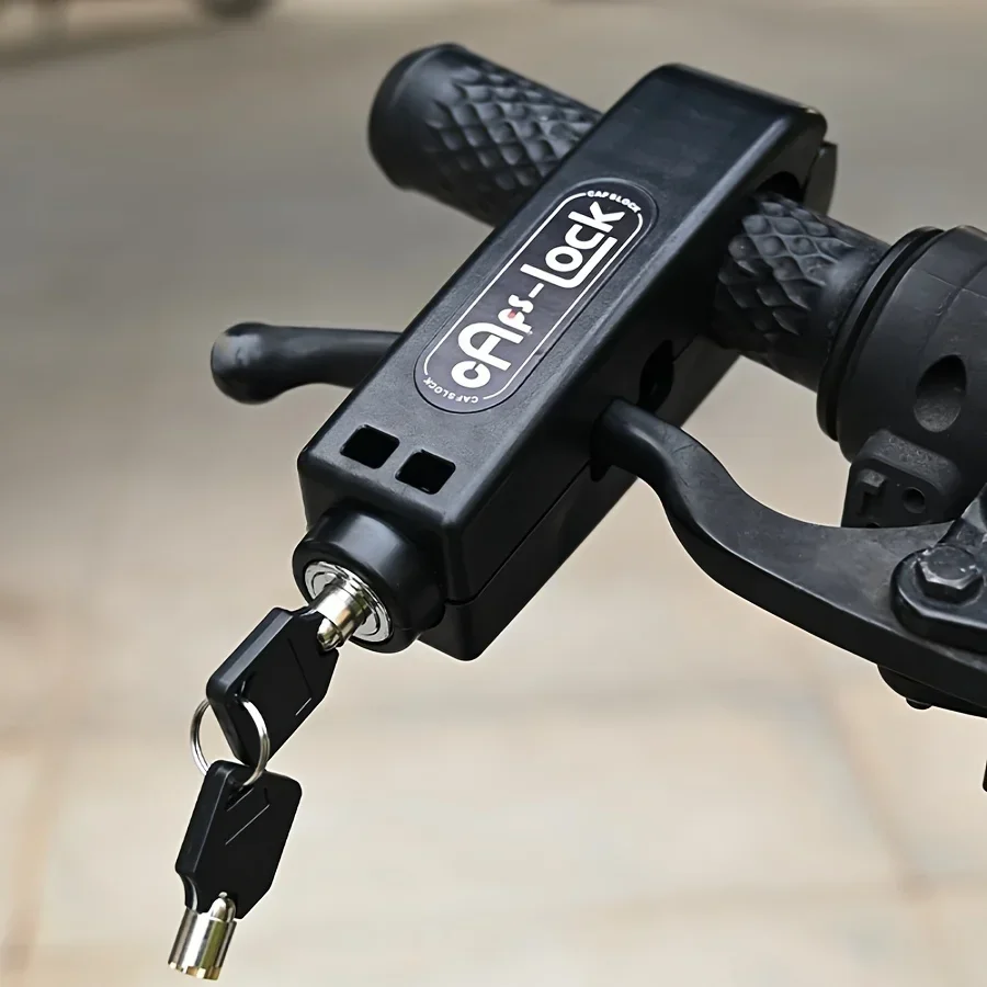 Tragbares Elektrisches Fahrrad-Bremshebel-Schloss Universelles Diebstahlschutz-Lenkerschloss für Roller und Motorräder