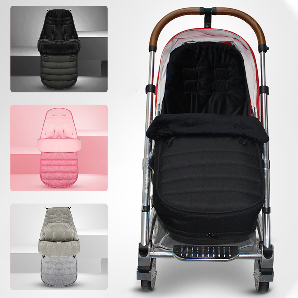 Carrinho de bebê saco de dormir recém-nascido à prova de vento almofada footmuff pram sleepsacks infantil carrinho de inverno saco de dormir sacos de carro para bebês