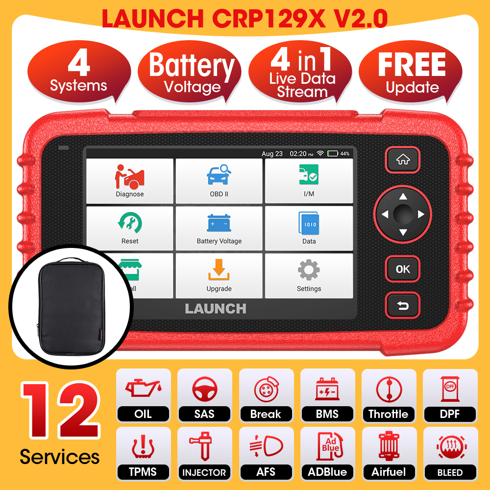 Narzędzia diagnostyczne LAUNCH X431 CRP129X V2.0 2026 CRP129X V3.0 Skaner OBDII Profesjonalny skaner samochodowy Skaner diagnostyczny