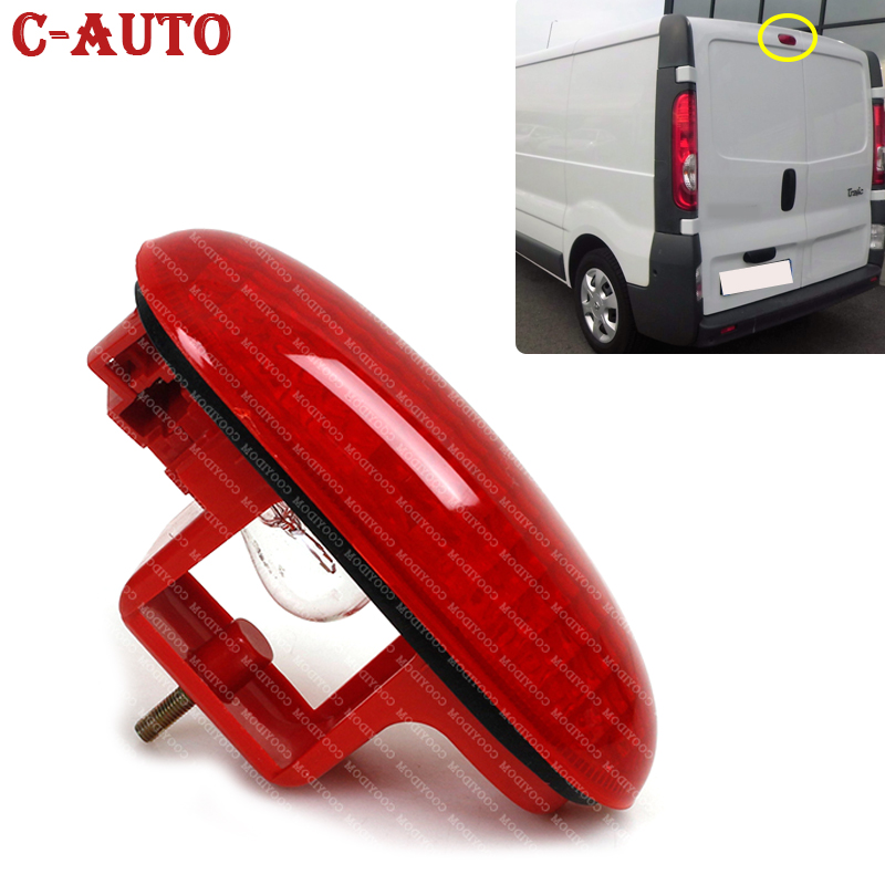 อุปกรณ์ตัดไฟเบรค3rd หลังรถระดับสูง1ชิ้นสำหรับ Renault trafic II Opel vivaro Nissan interstar 8200209522 8200040732