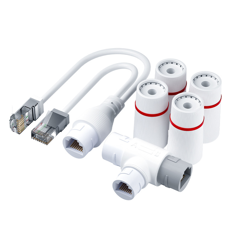 Разветвитель Ethernet, водонепроницаемый адаптер-разветвитель POE, 2 IP-камеры на 1, сетевой кабеле, сетевой адаптер-сепаратор, сетевой адаптер