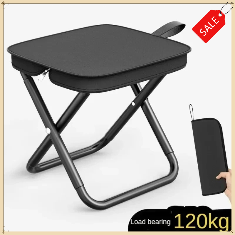 Cadeira dobrável ultraleve portátil, cadeira multifuncional para acampamento ao ar livre, para piquenique, pesca, viagem, acessórios para assento