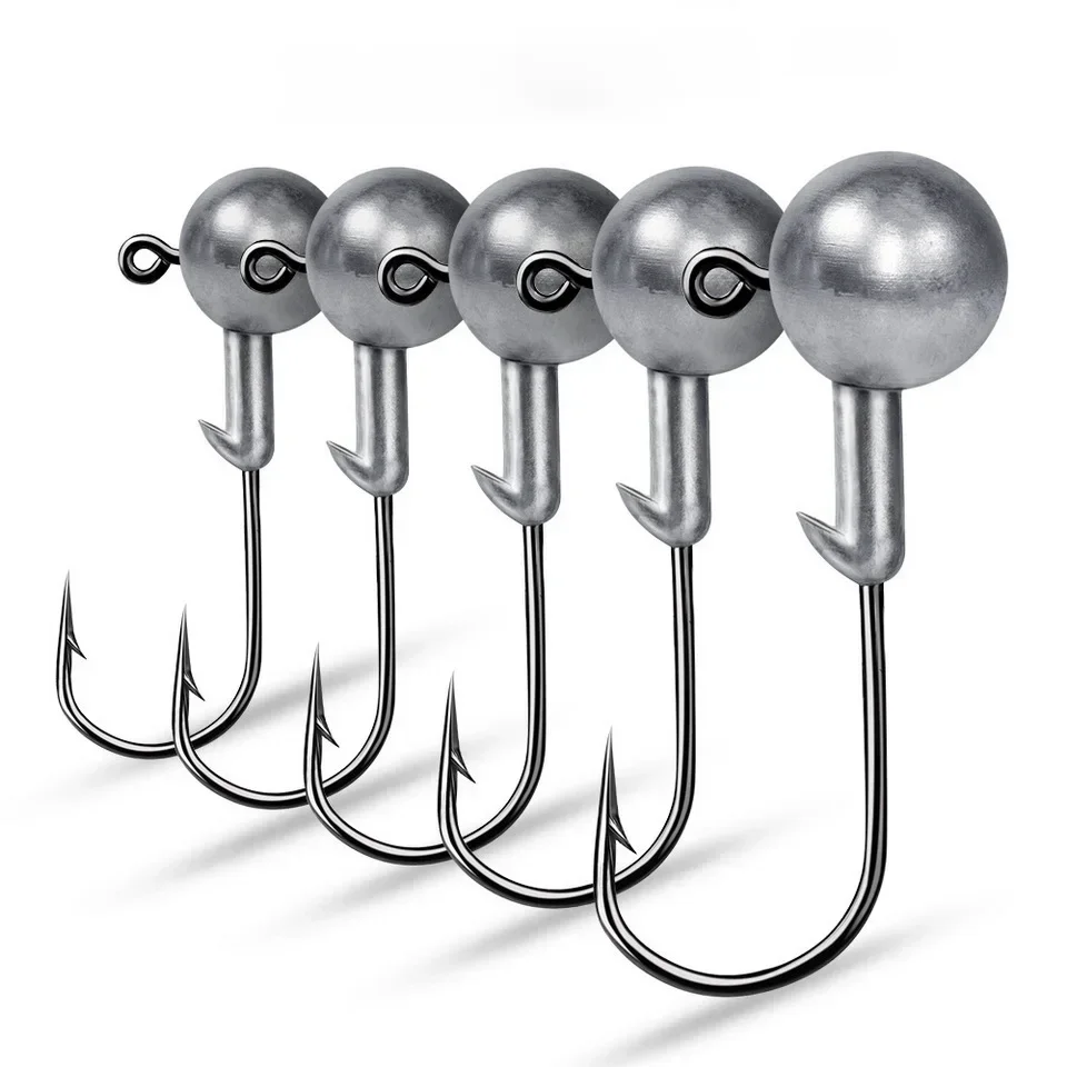 1g 2g 3,5g 5g 7g 10g 12g 20g Kurbel Jig Kopf Haken Angelhaken Kopf Jig Locken Harten Köder Weichen Wurm Angelhaken Jig Haken Für Angeln