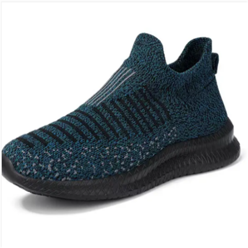 Herren Casual Sportschuhe leichte bequeme atmungsaktive faule Schuhe plus Größe Frühling und Herbst Walking einfarbige flache Schuhe